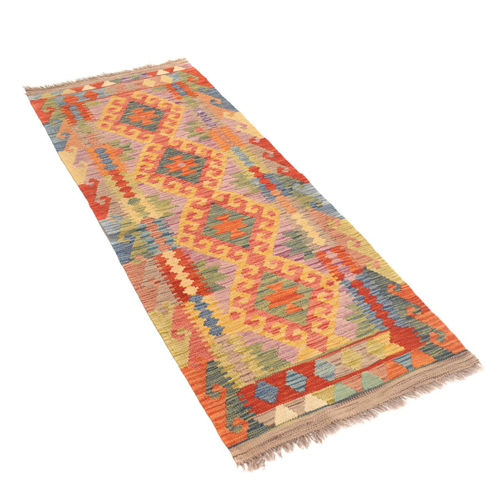 Vegetable Kilim 2' 1" x 5' 4" - No. AL15250