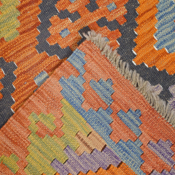 Vegetable Kilim 2'7" x 9'9" - No. AL95560