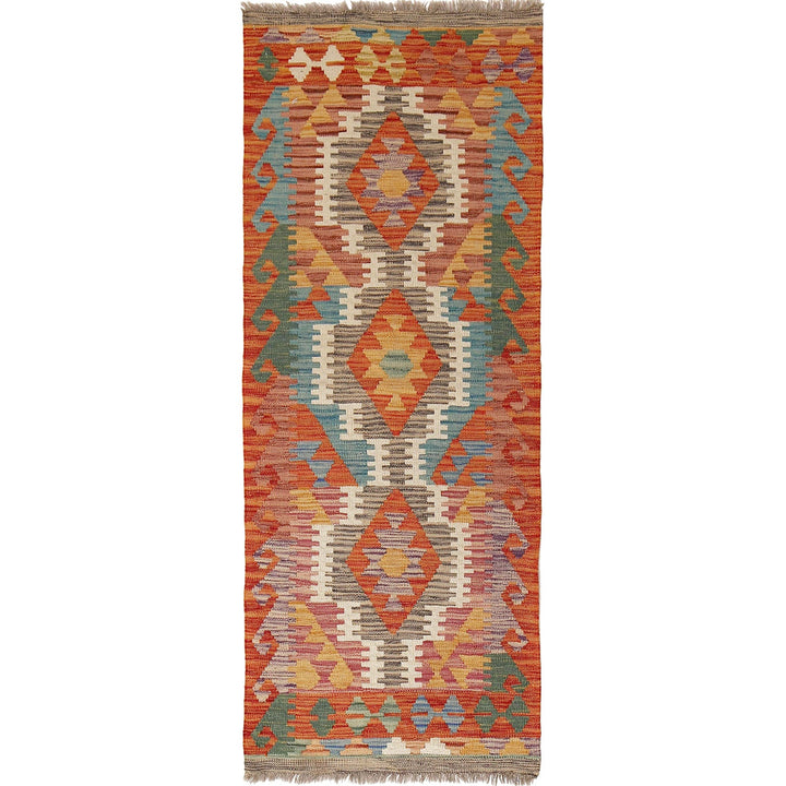 Vegetable Kilim 2' 1" x 5' 9" - No. AL93665