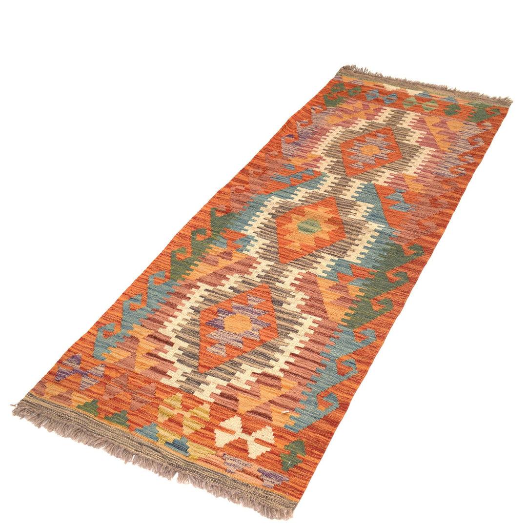 Vegetable Kilim 2' 1" x 5' 9" - No. AL93665