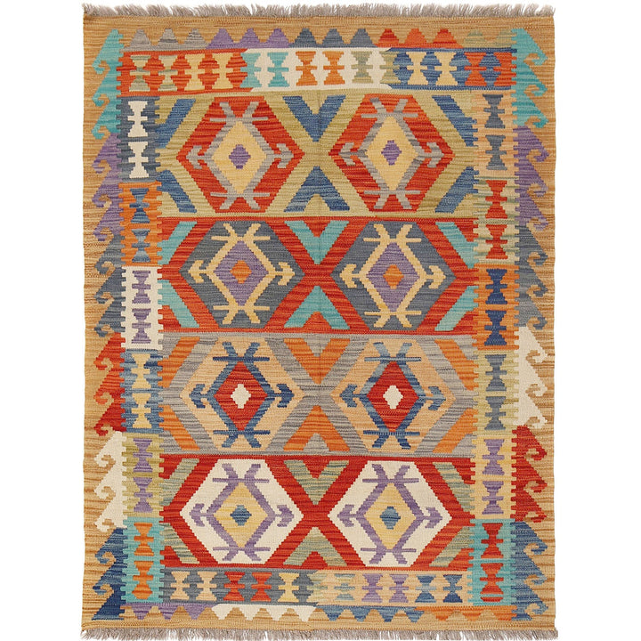 Vegetable Kilim 4' " x 5' 7" - No. AL68160