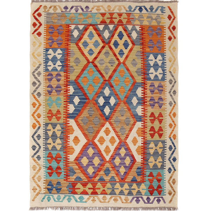 Vegetable Kilim 4' x 5'5" - No. AL73992