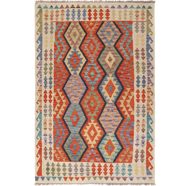 Vegetable Kilim 3'9" x 6'2" - No. AL88204