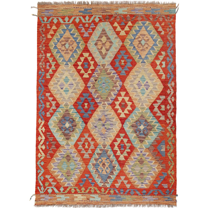 Vegetable Kilim 4'3" x 6'1" - No. AL70869