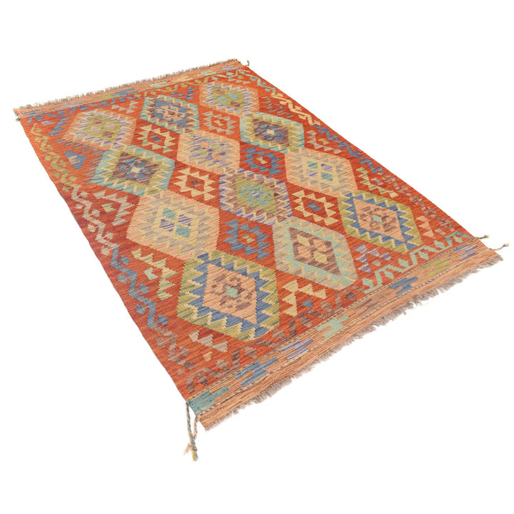 Vegetable Kilim 4'3" x 6'1" - No. AL70869