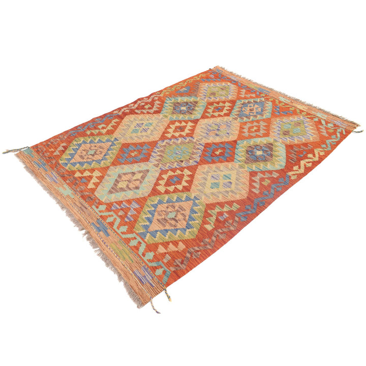 Vegetable Kilim 4'3" x 6'1" - No. AL70869