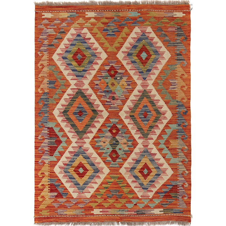 Vegetable Kilim 3'3" x 4'8" - No. AL39974
