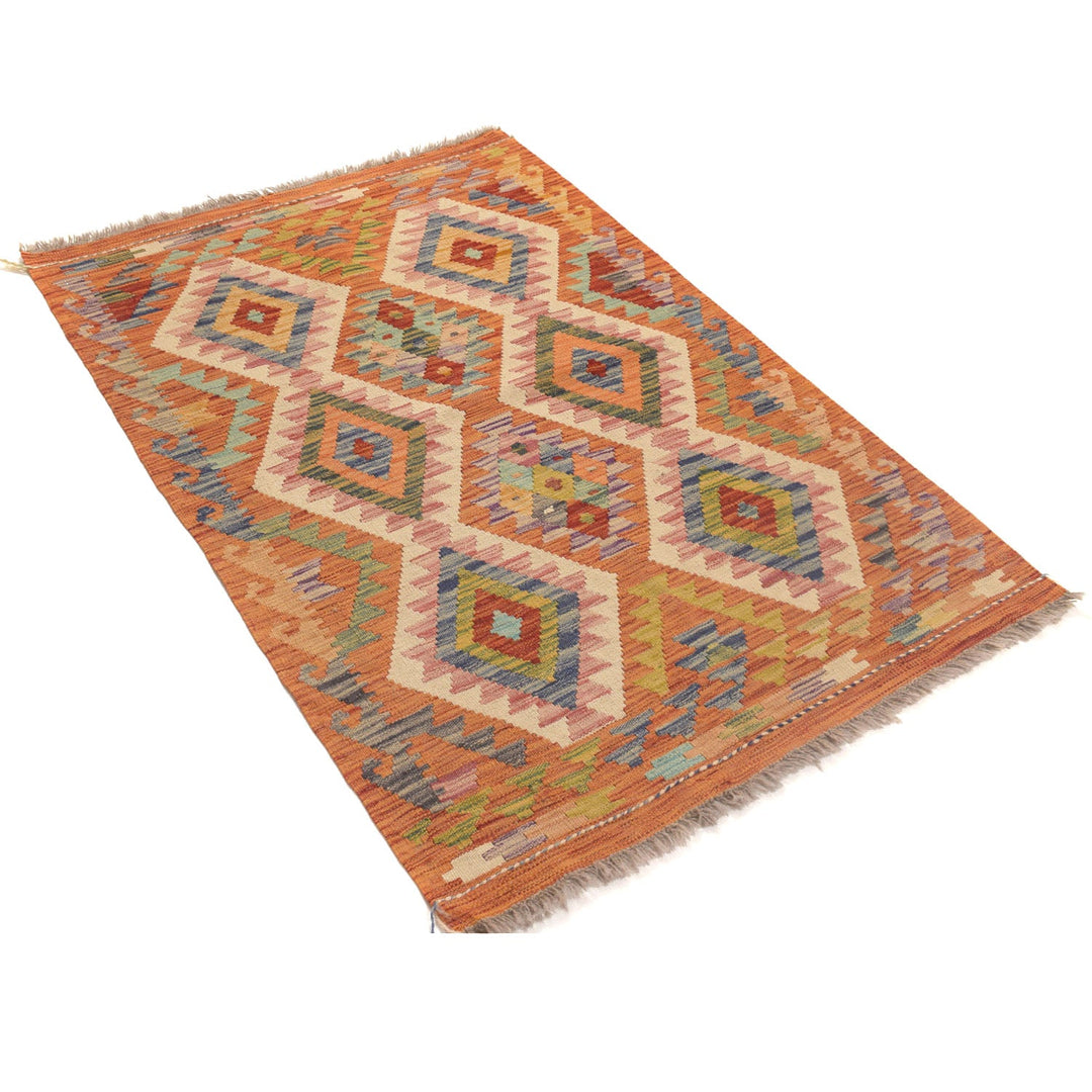 Vegetable Kilim 3'3" x 4'8" - No. AL39974