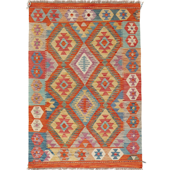 Vegetable Kilim 3' 3" x 4' 9" - No. AL45031