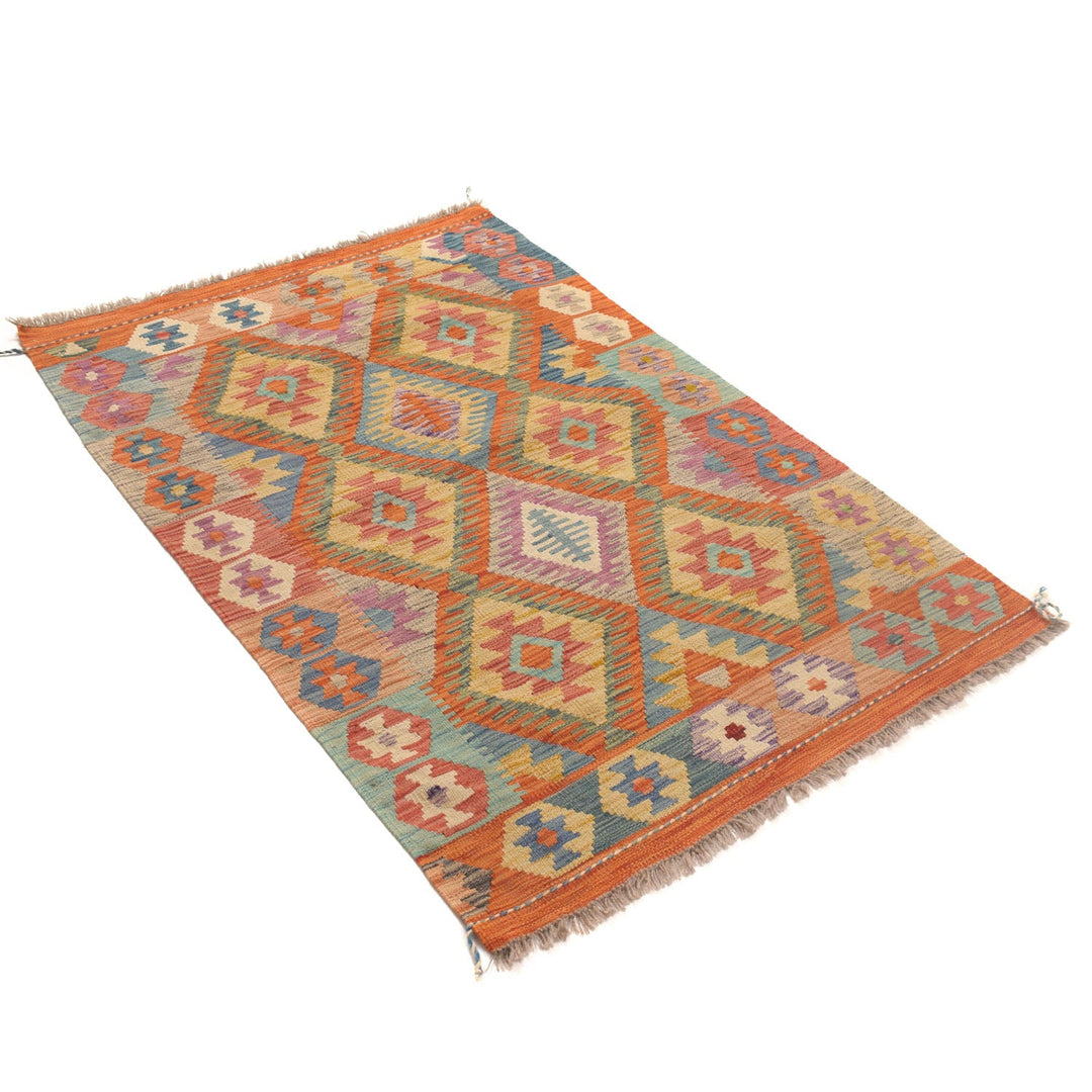 Vegetable Kilim 3' 3" x 4' 9" - No. AL45031
