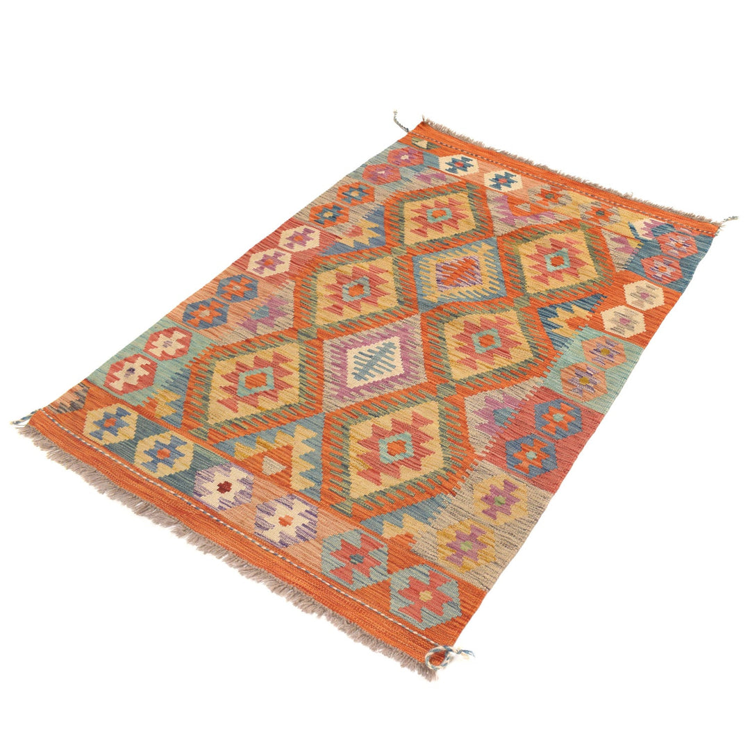 Vegetable Kilim 3' 3" x 4' 9" - No. AL45031