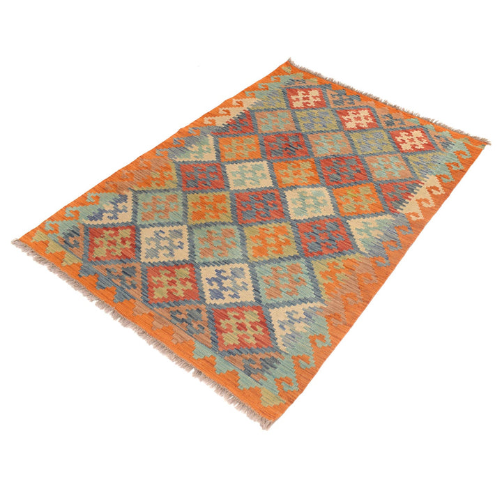 Vegetable Kilim 3' 4" x 4' 8" - No. AL11844