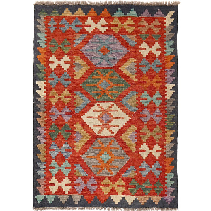 Vegetable Kilim 3'3" x 4'7" - No. AL86023