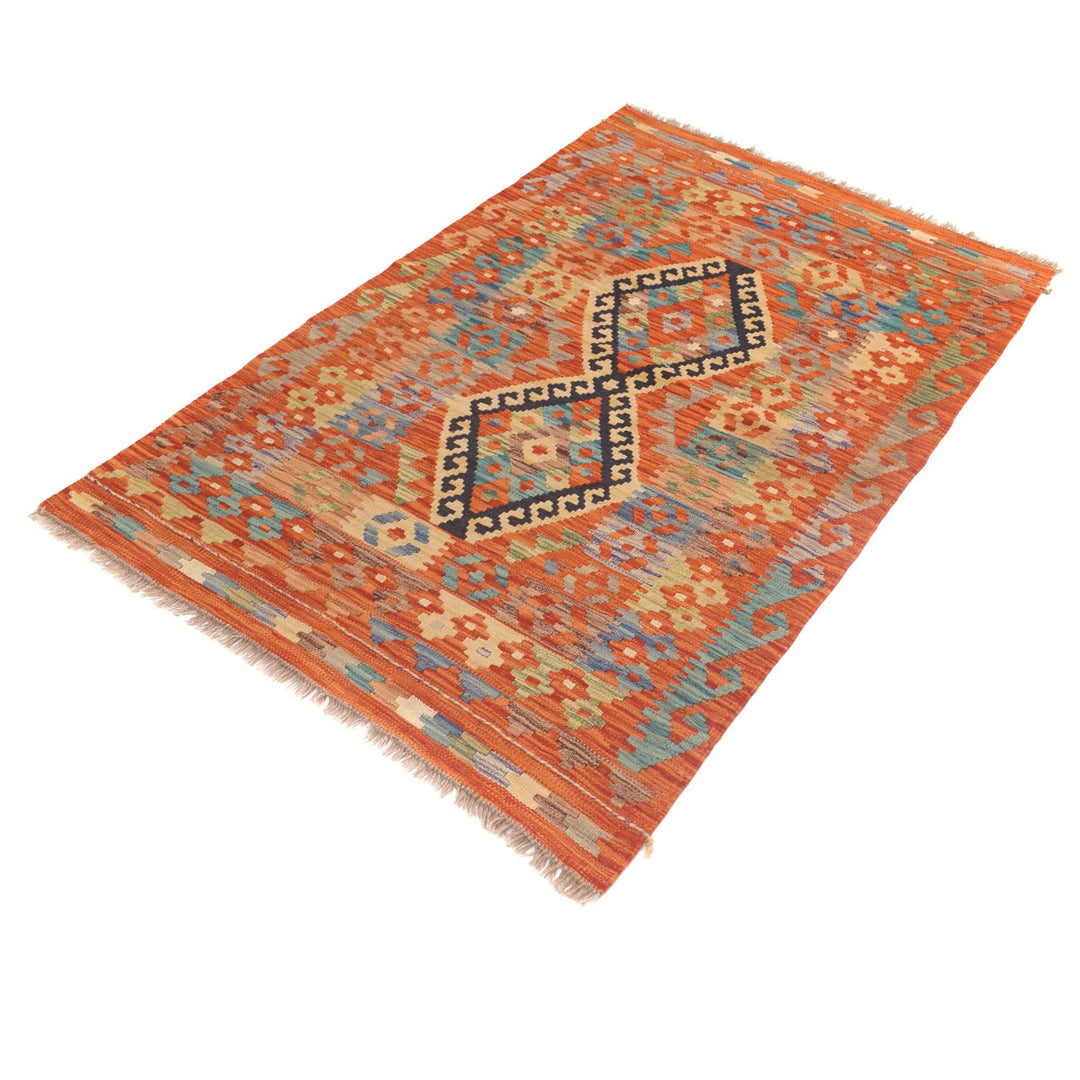 Vegetable Kilim 3'3" x 4'9" - No. AL90336