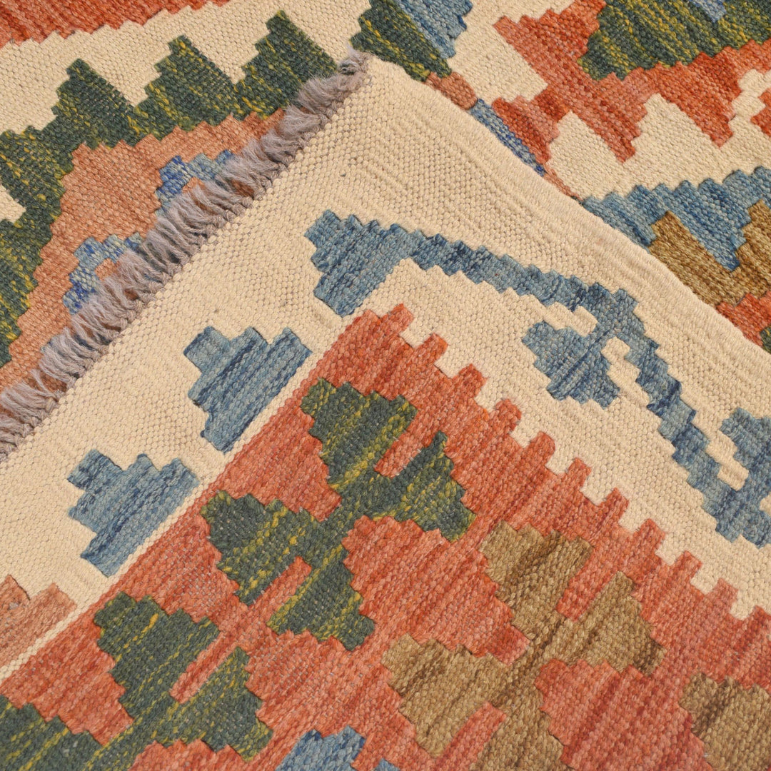 Vegetable Kilim 3'4" x 4'6" - No. AL92936