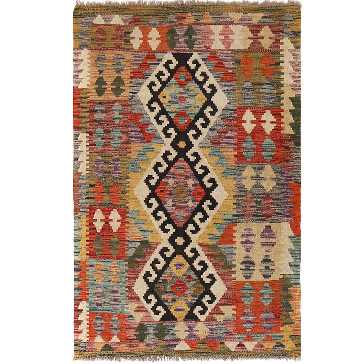 Vegetable Kilim 3' 3" x 5' 2" - No. AL90848