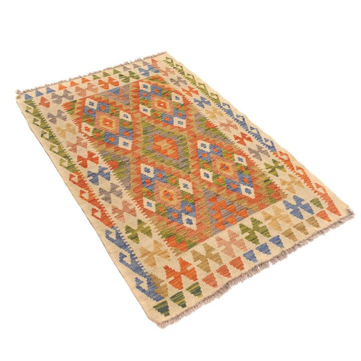 Vegetable Kilim 3' 2" x 4' 9" - No. AL96971