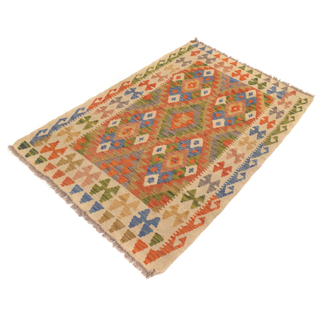 Vegetable Kilim 3' 2" x 4' 9" - No. AL96971