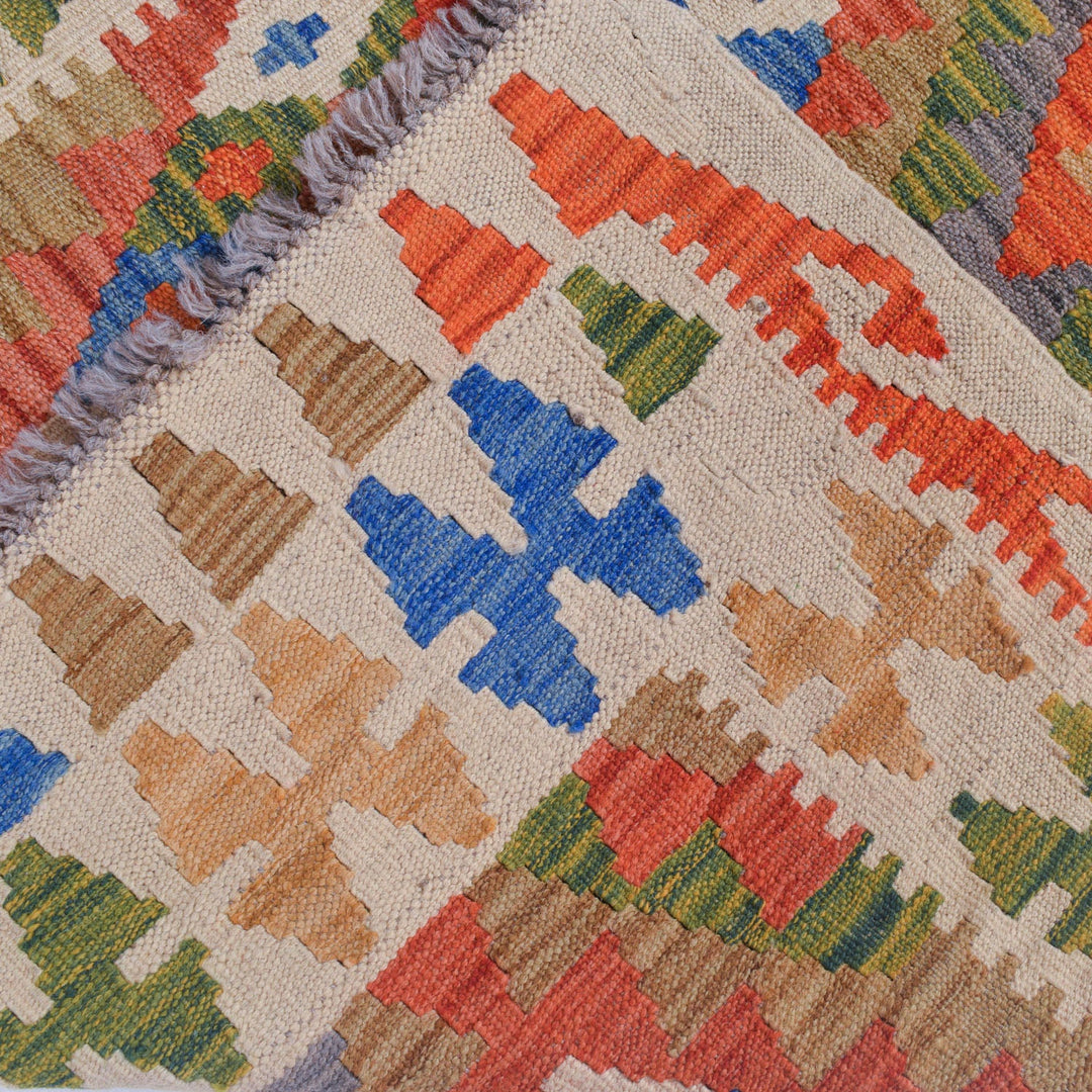 Vegetable Kilim 3' 2" x 4' 9" - No. AL96971