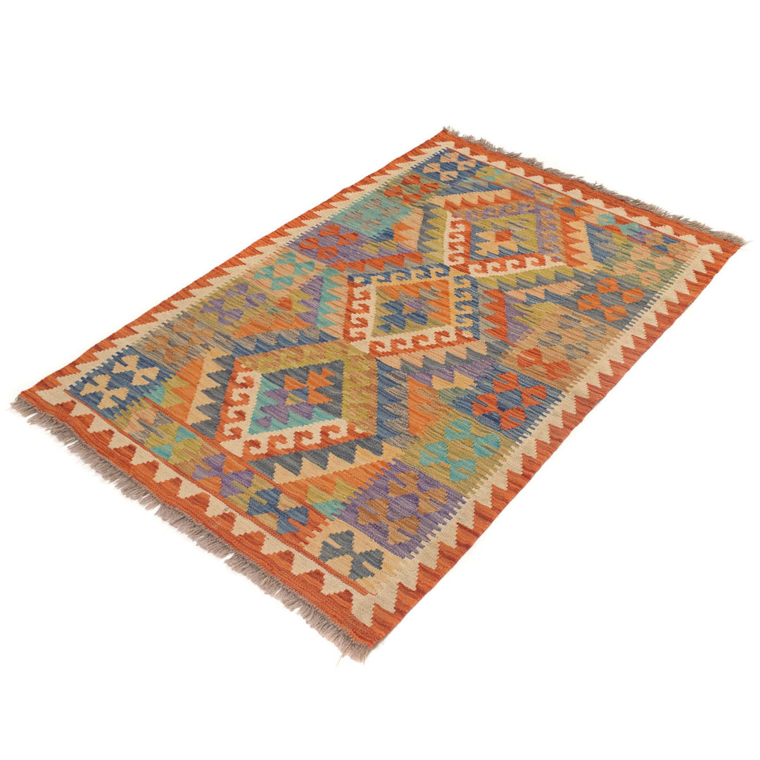Vegetable Kilim 3' 3" x 4' 9" - No. AL83983