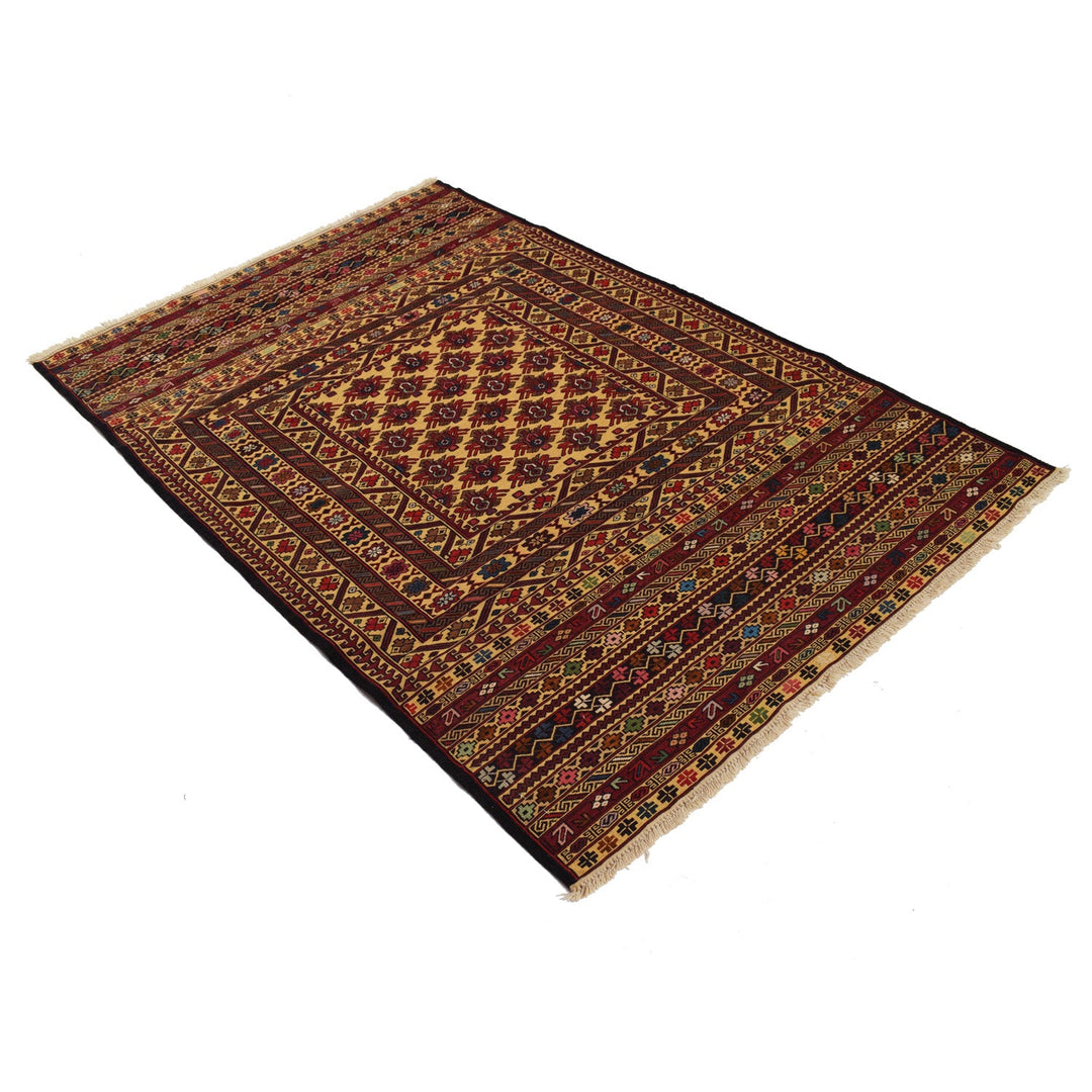 Maliki Kilim 4' 0" x 6' 1" - No. AL73812