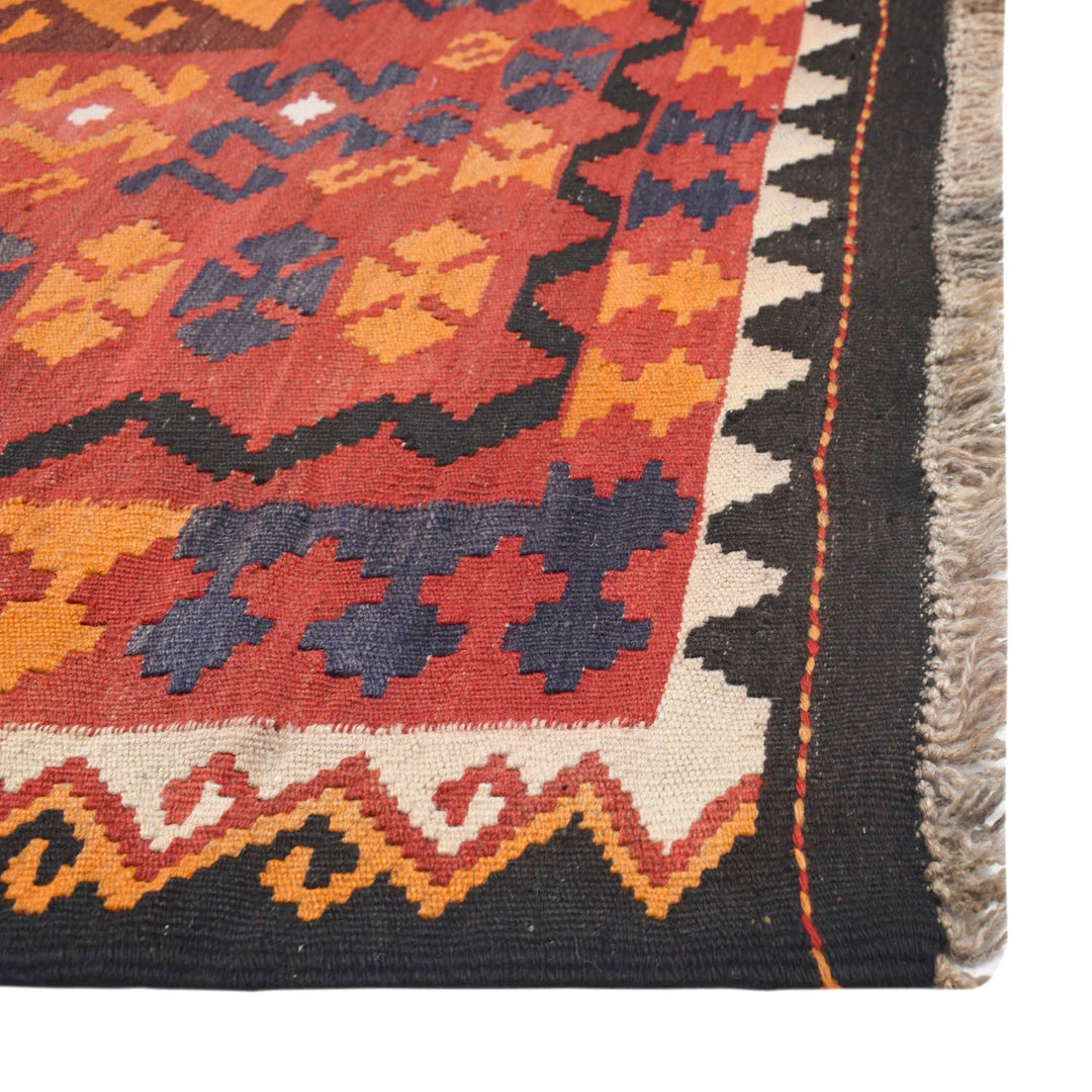 Afghan Maimana Kilim Rug 6'6" x 9' Flat-Weave view