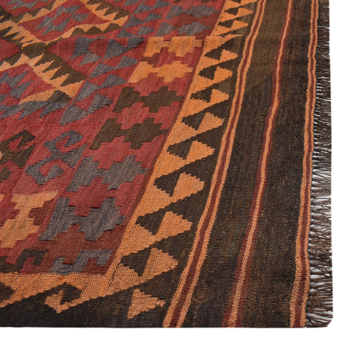 Afghan Maimana Kilim Rug 6'5" x 8'6" Flat-Weave view