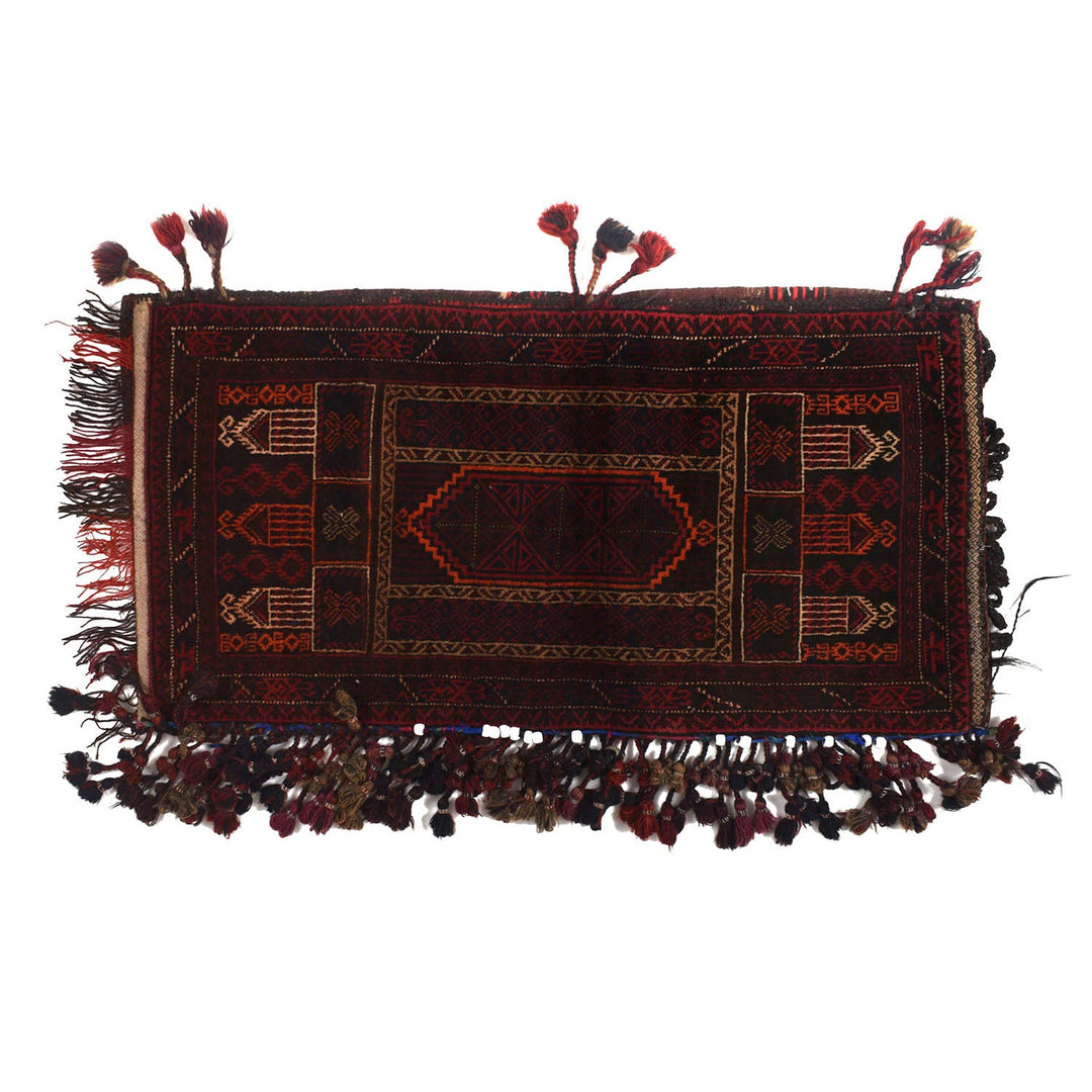 Afghan Balisht Rug 1'9" x 3'7" Hand-Knotted