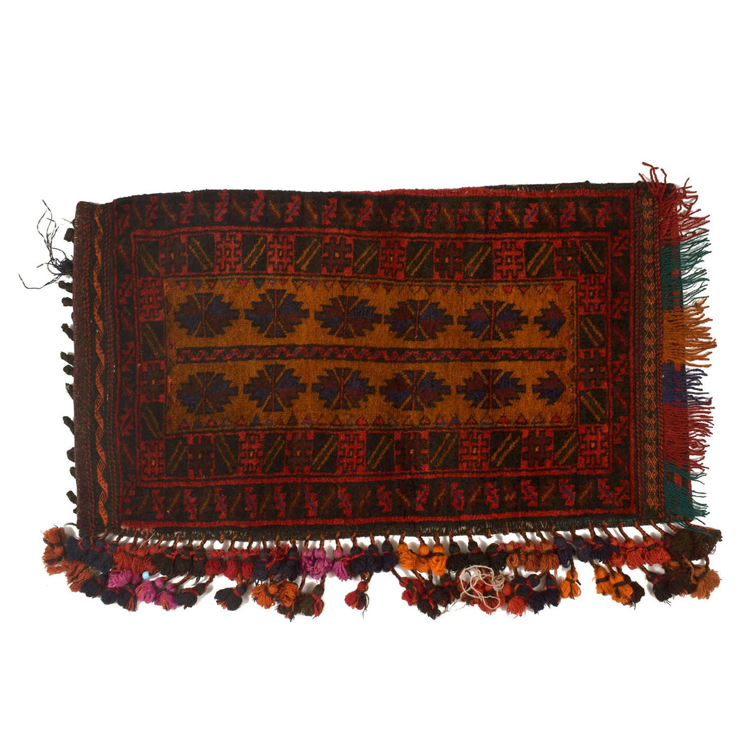Afghan Balisht Rug 1'8" x 3'2" Hand-Knotted