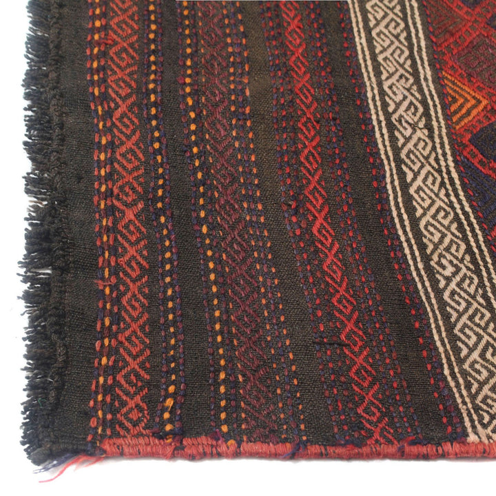 Afghan Suzuni Kilim Rug 5'7" x 8'8" Flat-Weave view