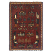 Afghan War Rug 2' x 2'9" - No. AL97607