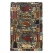 Afghan War Rug 2' x 2'9" - No. AL85532