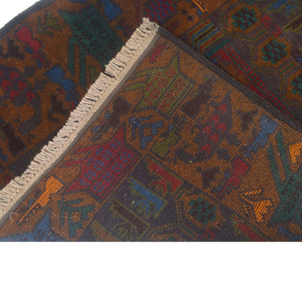 Afghan War Rug 2'7" x 4'1" - No. AL78071