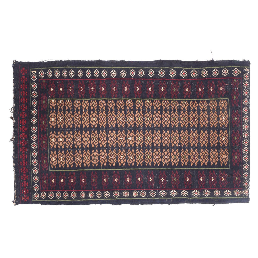 Afghan Balisht Rug 1'8" x 3'1" Hand-Knotted