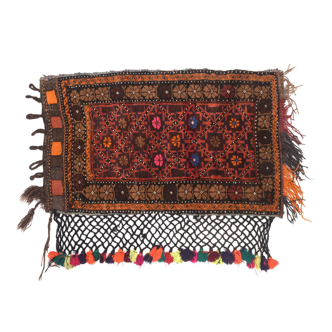 Afghan Balisht Rug 1'9" x 3'2" Hand-Knotted