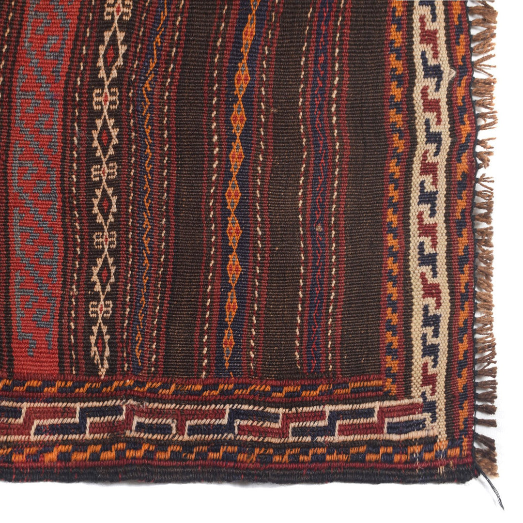Afghan Laghari Kilim Rug 5' x 7'9" Flat-Weave view