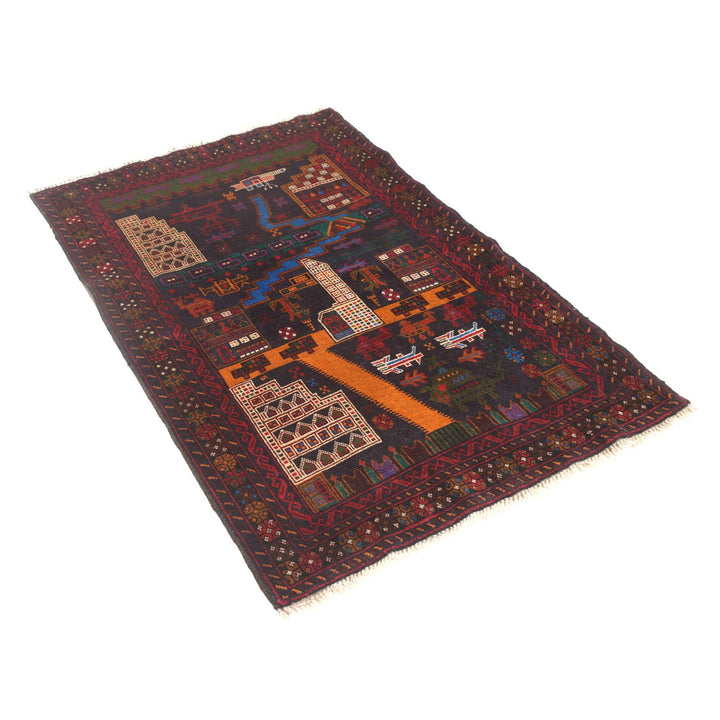 Pictorial Rug 2'9" x 4'6" - No. AL25436