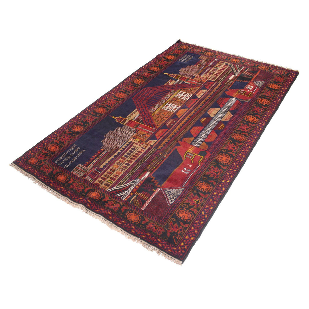 Pictorial Rug 4' x 6'5" - No. AL76474