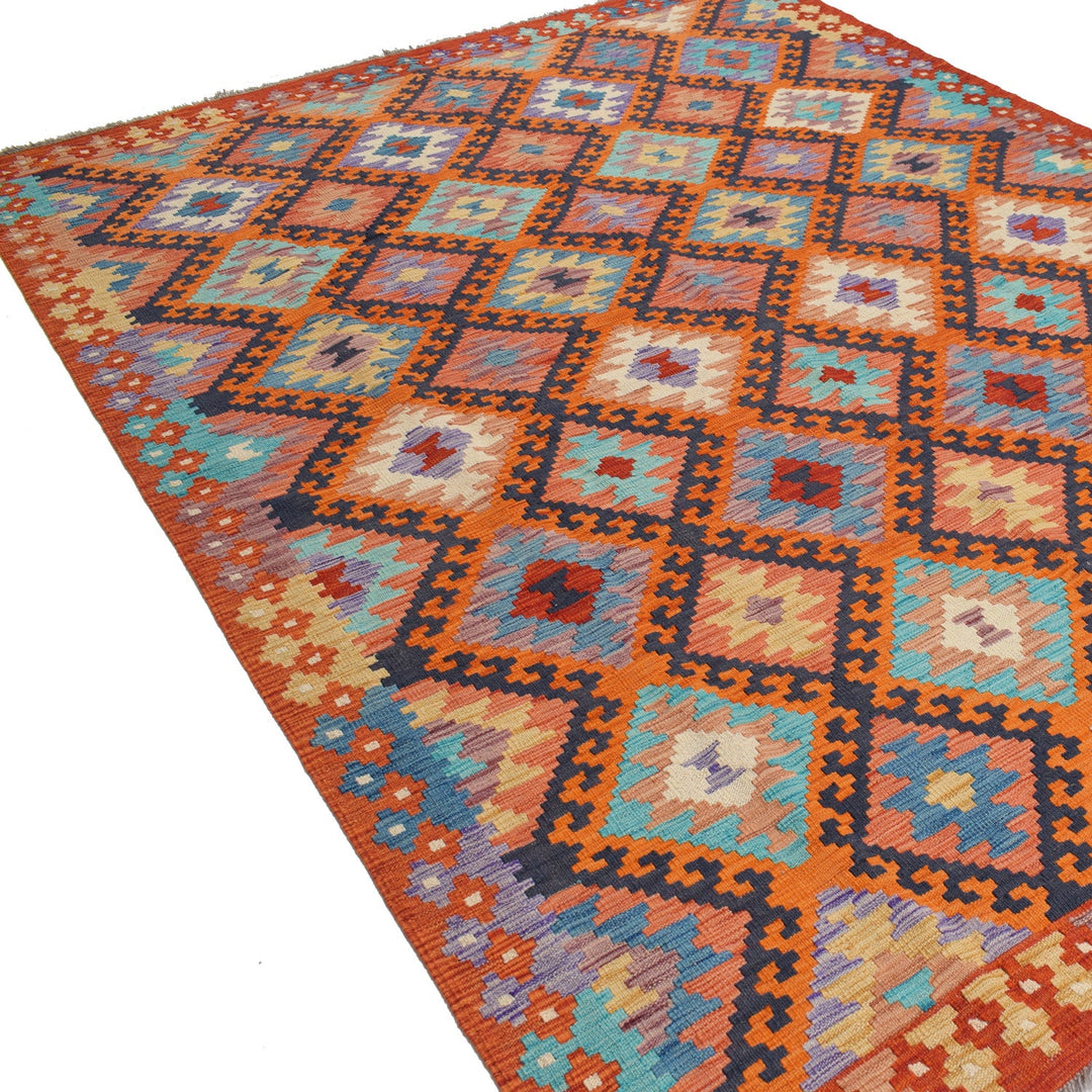 Vegetable Kilim 6'7" x 9'5" - No. AL47575