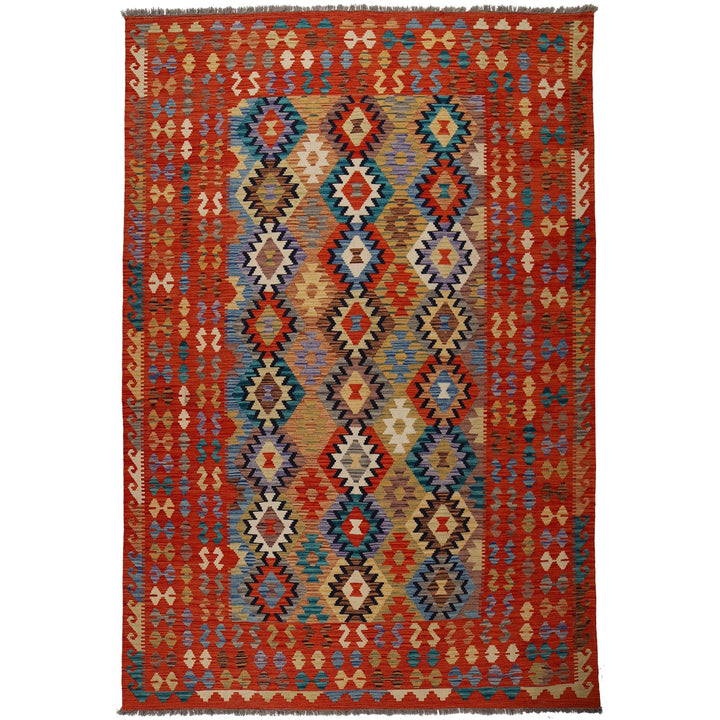 Vegetable Kilim 6'7" x 9'6" - No. AL83976