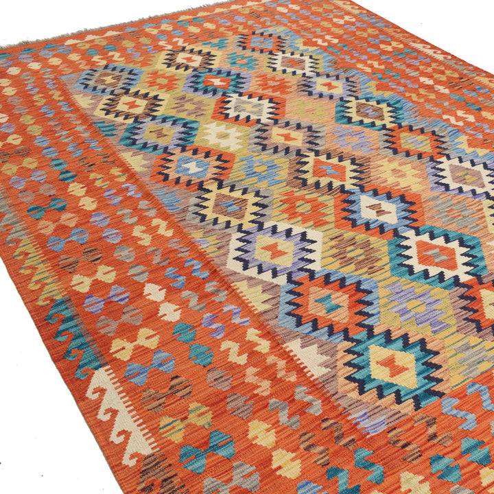 Vegetable Kilim 6'7" x 9'6" - No. AL83976