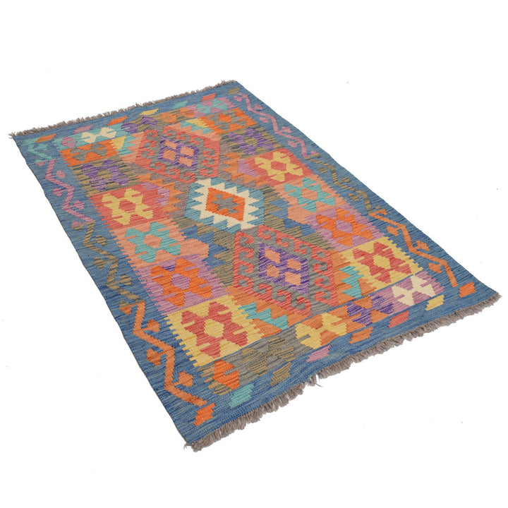 Vegetable Kilim 3' 4" x 4' 8" - No. AL39385