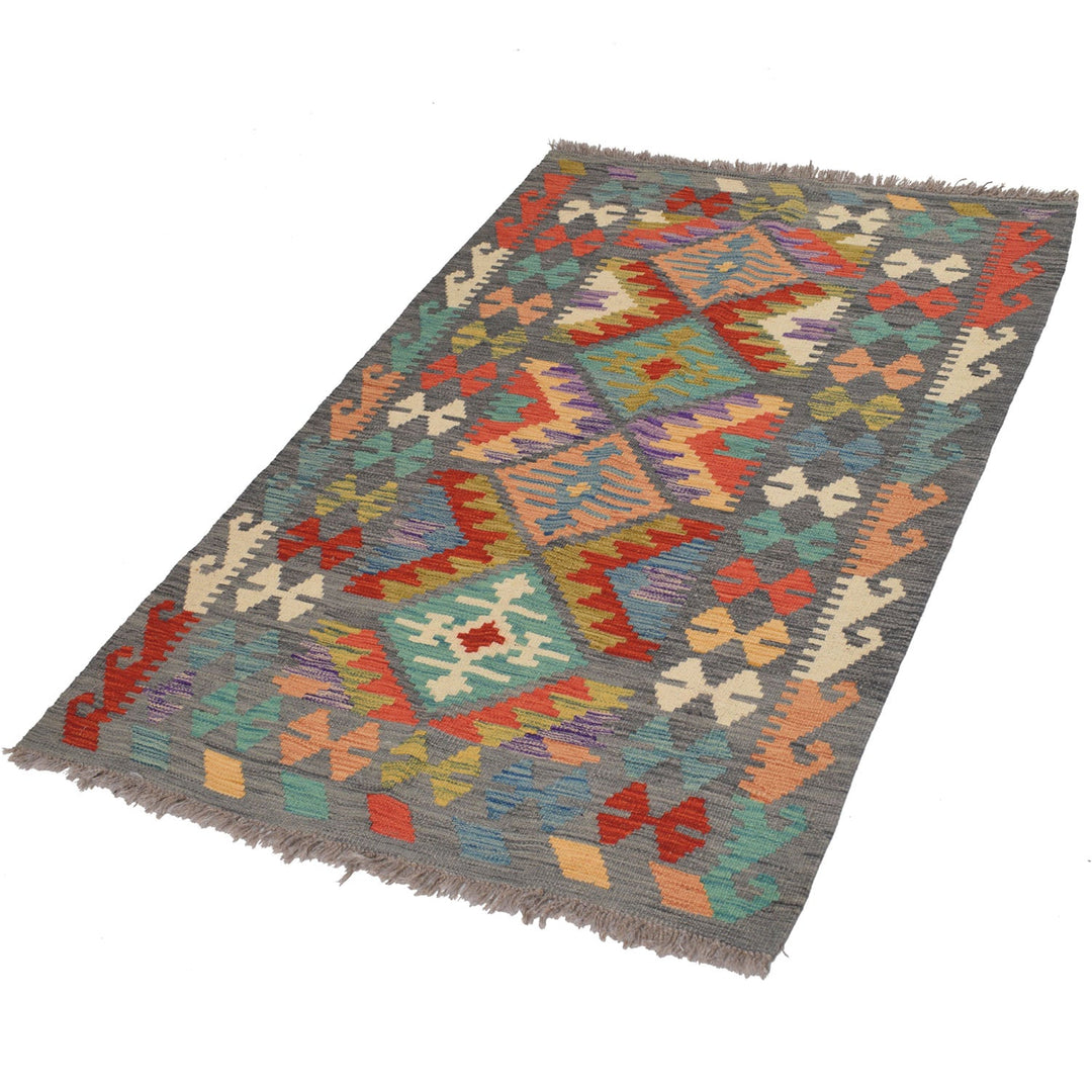 Vegetable Kilim 3' 3" x 5' 0" - No. AL76154