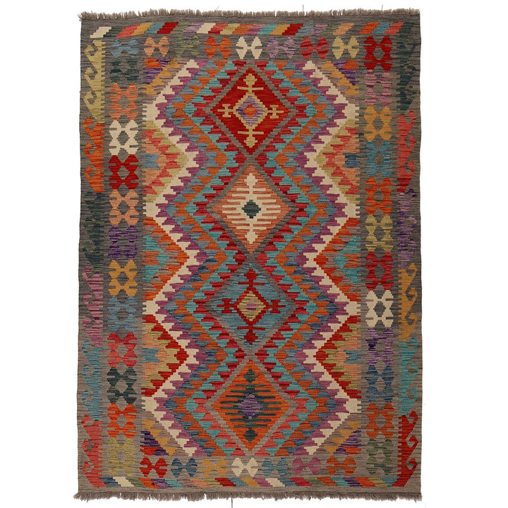 Vegetable Kilim 5'0" x 6'3" - No. AL17128