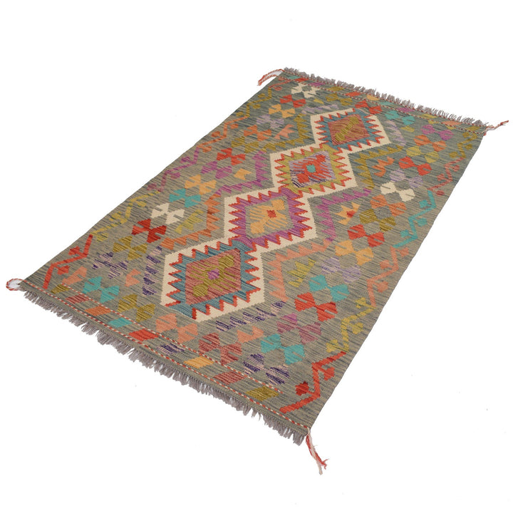 Vegetable Kilim 3' 1" x 5' 0" - No. AL33095