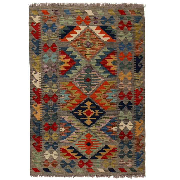 Vegetable Kilim 3' 2" x 4' 8" - No. AL52295