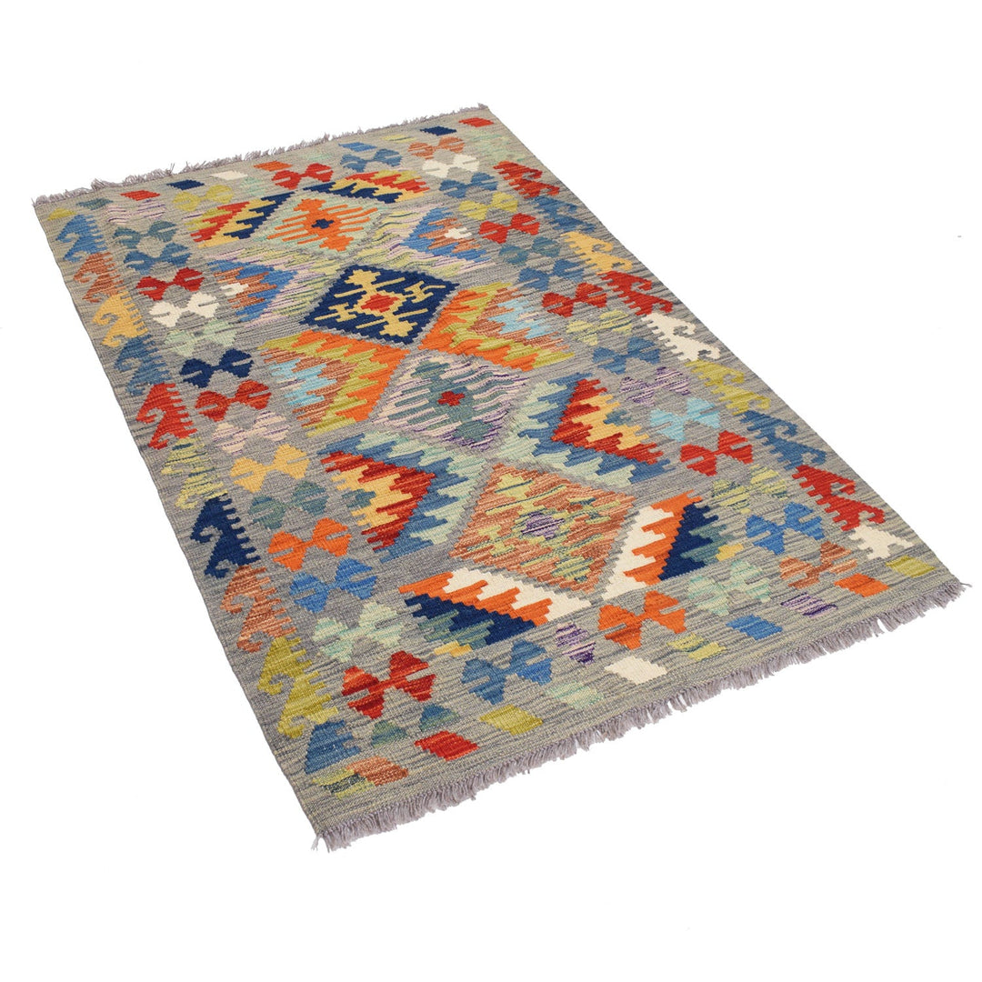 Vegetable Kilim 3' 2" x 4' 8" - No. AL52295