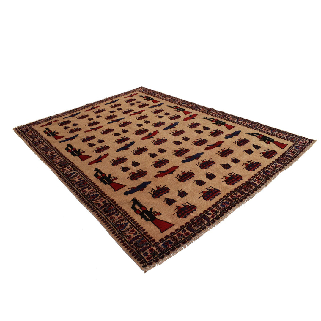 Baluchi Rug 6'5" x 8'9" - No. AL79681