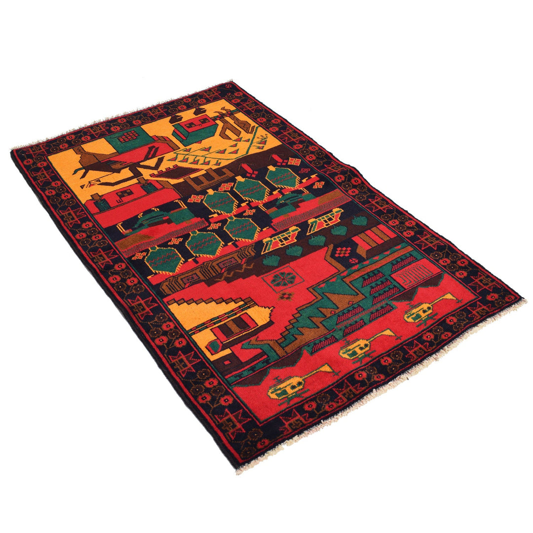 Pictorial Rug 3' 0" x 4' 6" - No. AL18038