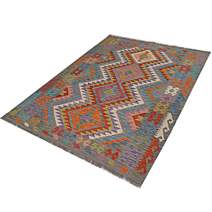 Vegetable Kilim 4'9" x 6'4" - No. AL51920